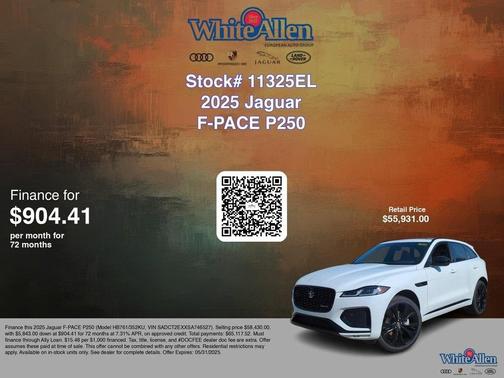 2025 Jaguar F-PACE P250 R-Dynamic S