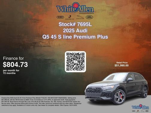 2025 Audi Q5 45 S line quattro Premium