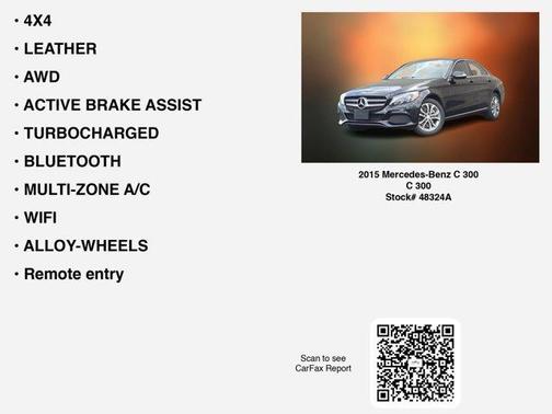 2015 Mercedes-Benz C-Class C 300