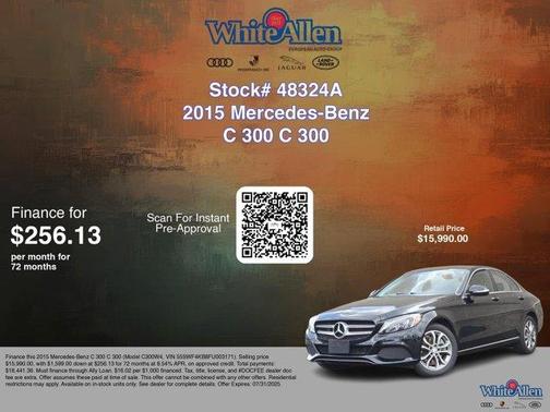 2015 Mercedes-Benz C-Class C 300