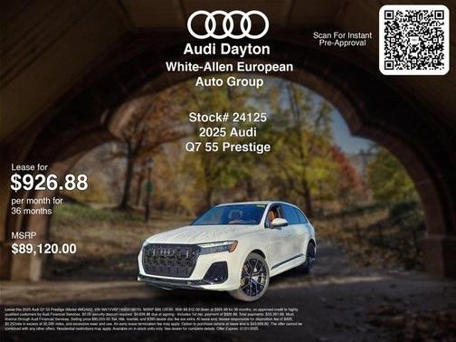 2025 Audi Q7 55 Prestige