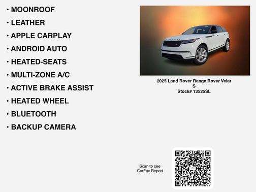 2025 Land Rover Range Rover Velar P250 S