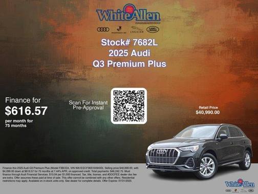 2025 Audi Q3 45 S line Premium