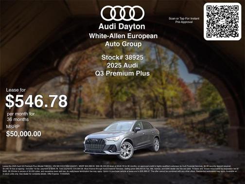 2025 Audi Q3 Premium 45 TFSI S line quattro Tiptronic