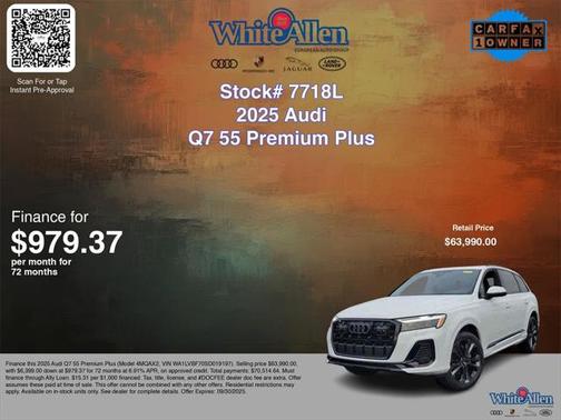 2025 Audi Q7 Premium Plus 55 TFSI quattro Tiptronic