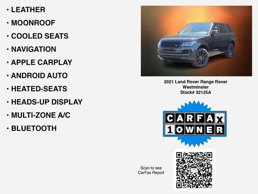 2021 Land Rover Range Rover HSE Westminster