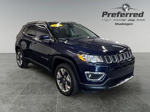 Jazz Blue Pearlcoat 2019 Jeep Compass Limited