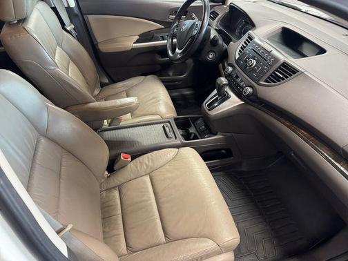 White 2013 Honda CR-V EX-L