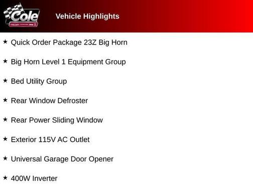 2025 RAM 1500 Big Horn/Lone Star