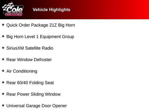 2026 RAM 1500 Big Horn/Lone Star
