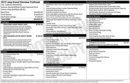 2019 Jeep Grand Cherokee Trailhawk