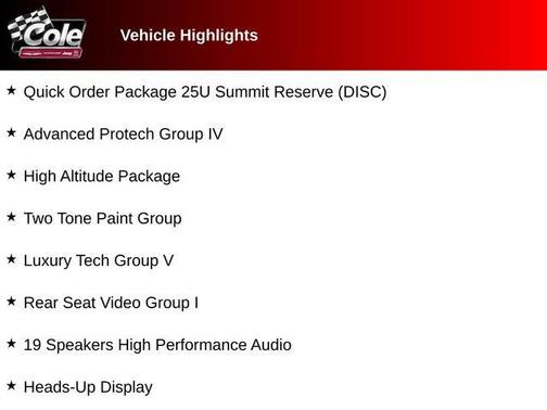 Midnight Sky 2024 Jeep Grand Cherokee L Summit Reserve