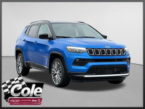 Laser Blue Pearlcoat 2023 Jeep Compass Limited