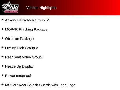 Diamond Black Crystal Pearlcoat 2025 Jeep Grand Cherokee L Summit Reserve