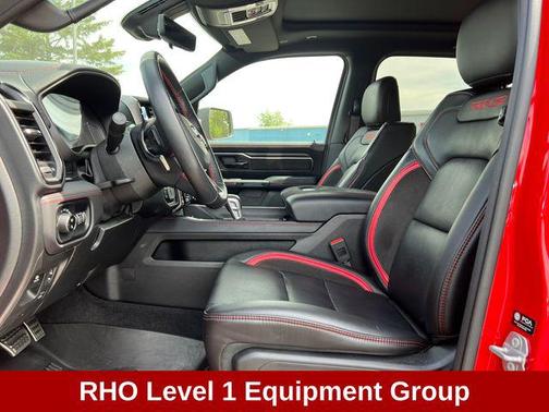 Flame Red Clearcoat 2025 RAM 1500 RHO Crew Cab 4x4 5'7' Box