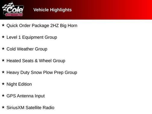 2023 RAM 2500 Big Horn Crew Cab 4x4 6'4' Box