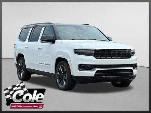 Bright White Clearcoat 2025 Jeep Grand Wagoneer Series III Obsidian 4x4