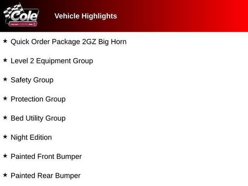 Diamond Black Crystal Pearlcoat 2024 RAM 2500 Big Horn Crew Cab 4x4 6'4' Box