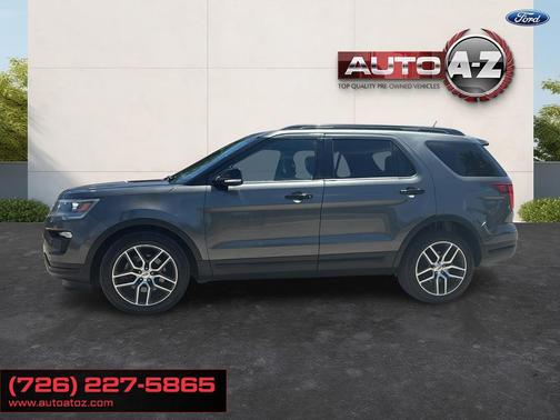 Shadow Black 2018 Ford Explorer Sport