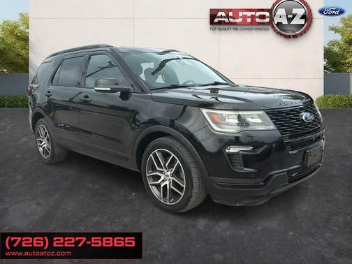 Shadow Black 2018 Ford Explorer Sport