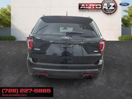 Shadow Black 2018 Ford Explorer Sport