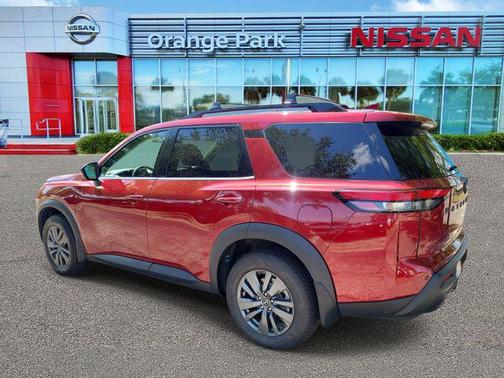 Scarlet Ember Tintcoat 2023 Nissan Pathfinder SV 4WD