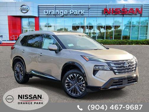 Champagne Silver Metallic 2026 Nissan Rogue Platinum