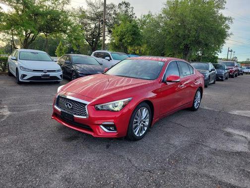 Gray 2023 INFINITI Q50 Base