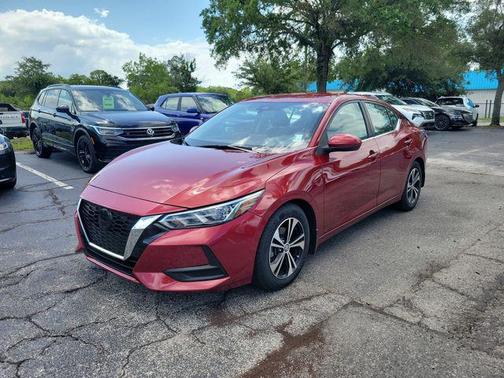 Scarlet Ember Tintcoat 2022 Nissan Sentra SV