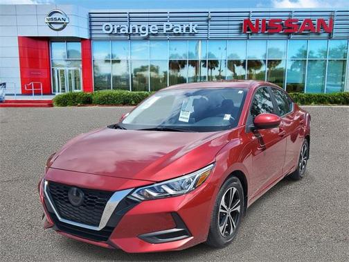Scarlet Ember Tintcoat 2022 Nissan Sentra SV