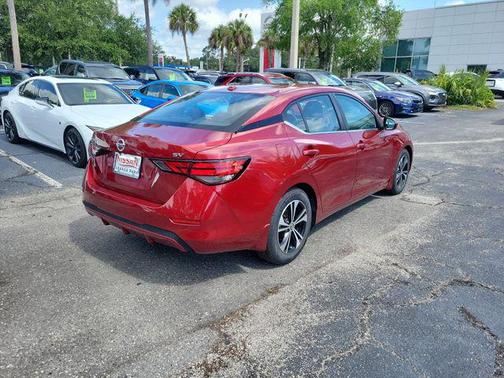Scarlet Ember Tintcoat 2022 Nissan Sentra SV