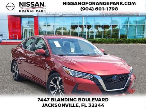 Scarlet Ember Tintcoat 2022 Nissan Sentra SV