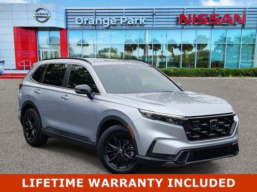 Lunar Silver Metallic 2024 Honda CR-V Hybrid Sport FWD