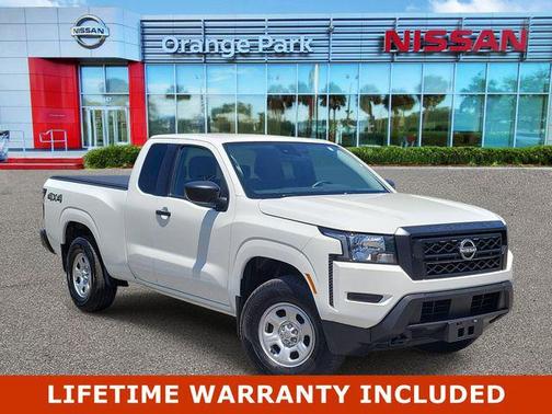 Glacier White 2023 Nissan Frontier S