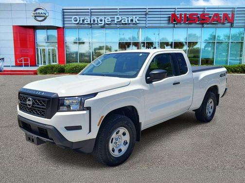 Glacier White 2023 Nissan Frontier S