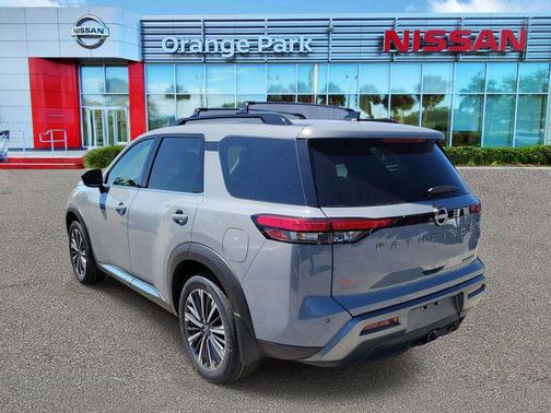 Boulder Gray Pearl 2026 Nissan Pathfinder Platinum