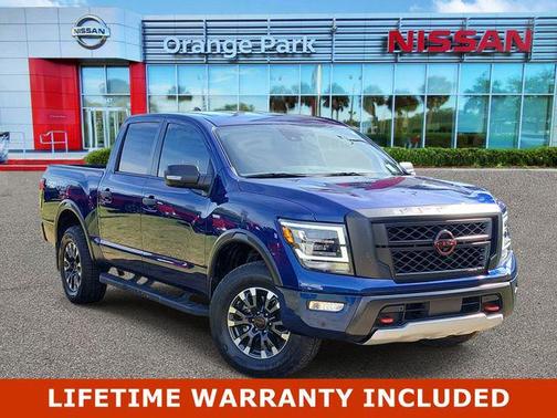 Deep Blue Pearl 2024 Nissan Titan PRO-4X