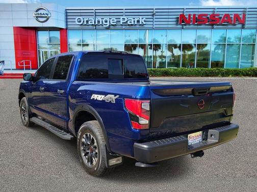 Deep Blue Pearl 2024 Nissan Titan PRO-4X