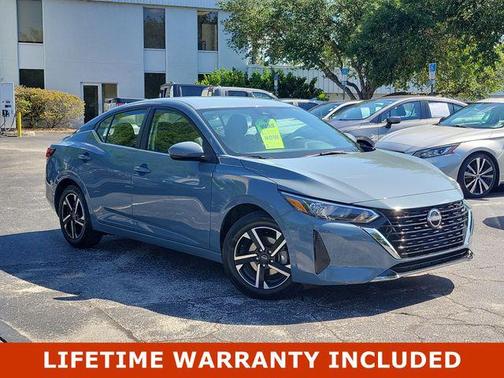Atlantic Gray Metallic 2024 Nissan Sentra SV