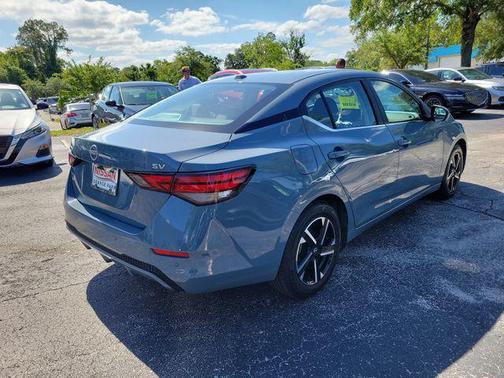 Atlantic Gray Metallic 2024 Nissan Sentra SV