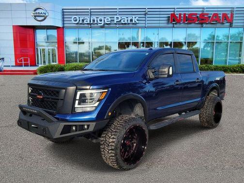 Deep Blue Pearl Metallic 2021 Nissan Titan PRO-4X