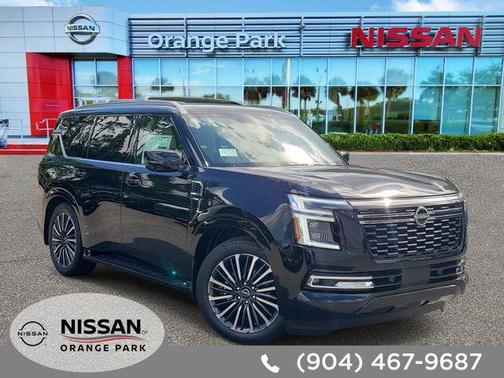 Super Black 2026 Nissan Armada Platinum Reserve