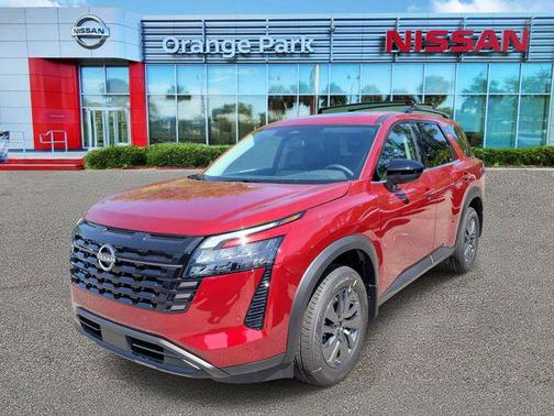 Scarlet Ember Tintcoat 2026 Nissan Pathfinder SV
