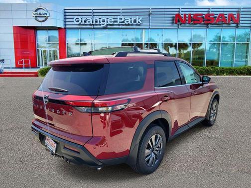 Scarlet Ember Tintcoat 2026 Nissan Pathfinder SV