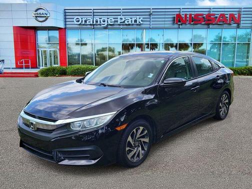 Red 2018 Honda Civic EX