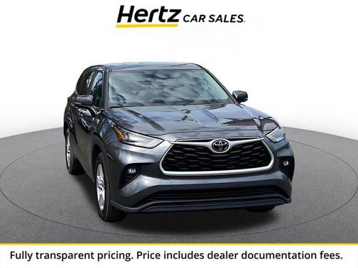 Magnetic Gray Metallic 2025 Toyota Highlander LE