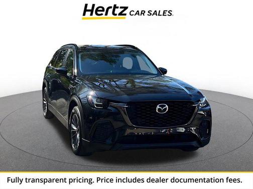 Jet Black Mica 2025 Mazda CX-70 3.3 Turbo Preferred Package