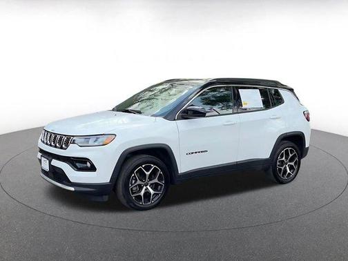 Bright White Clearcoat 2025 Jeep Compass Limited