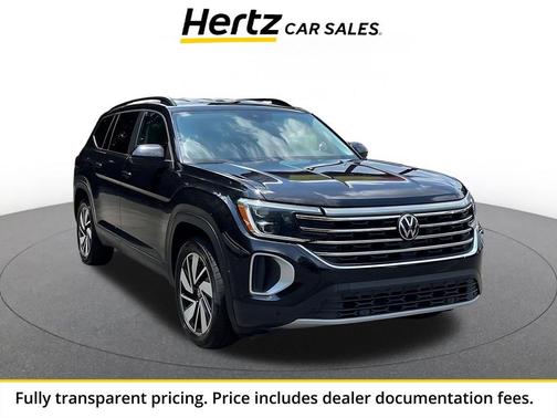 Deep Black Pearl 2024 Volkswagen Atlas 2.0T SE w/Technology 4MOTION