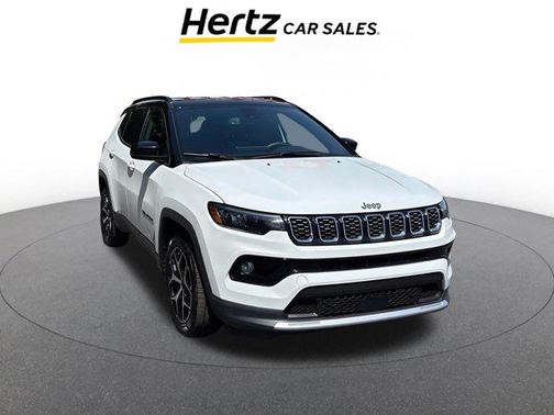 Bright White Clearcoat 2025 Jeep Compass Limited